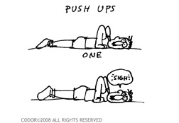 Standing Push Ups